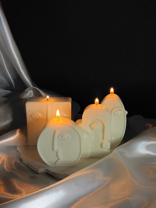 Velas Faces - conjunto