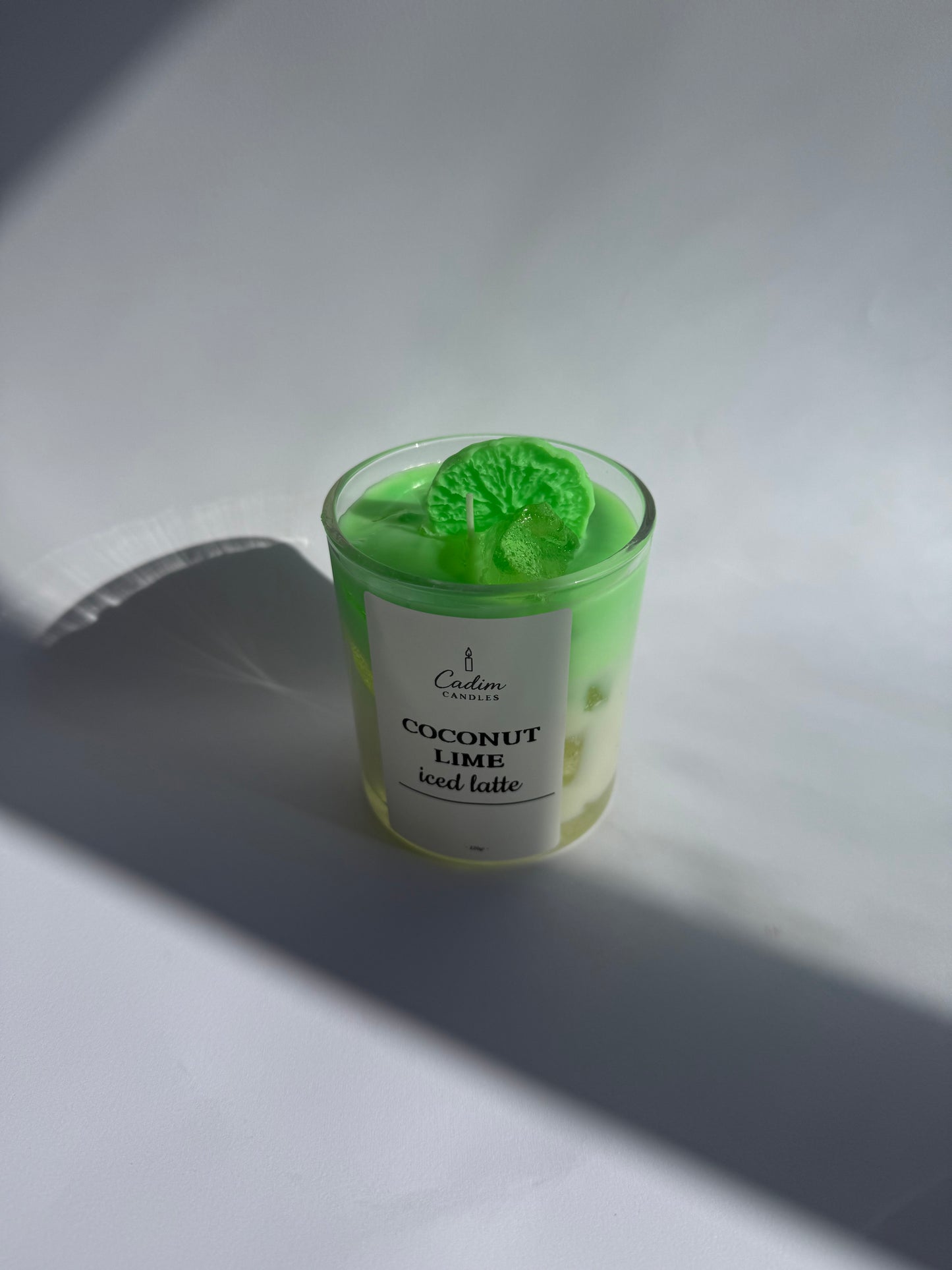 Vela Lemon Coconut iced latte