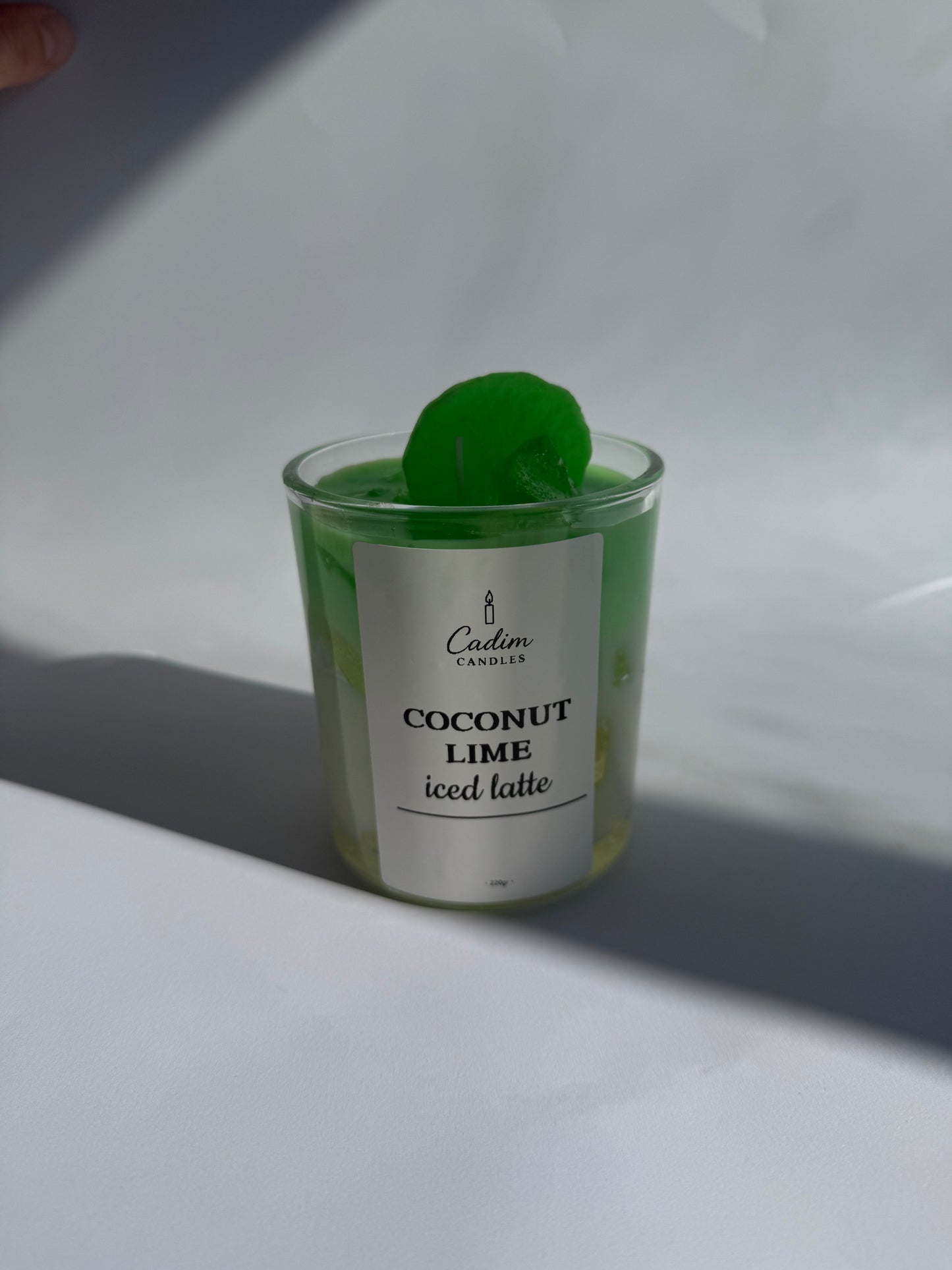 Vela Lemon Coconut iced latte