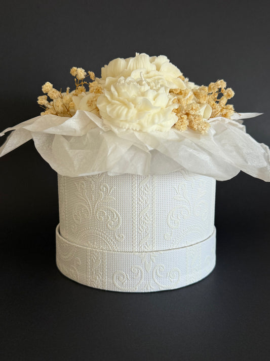 Vela Box Ramo de Flores