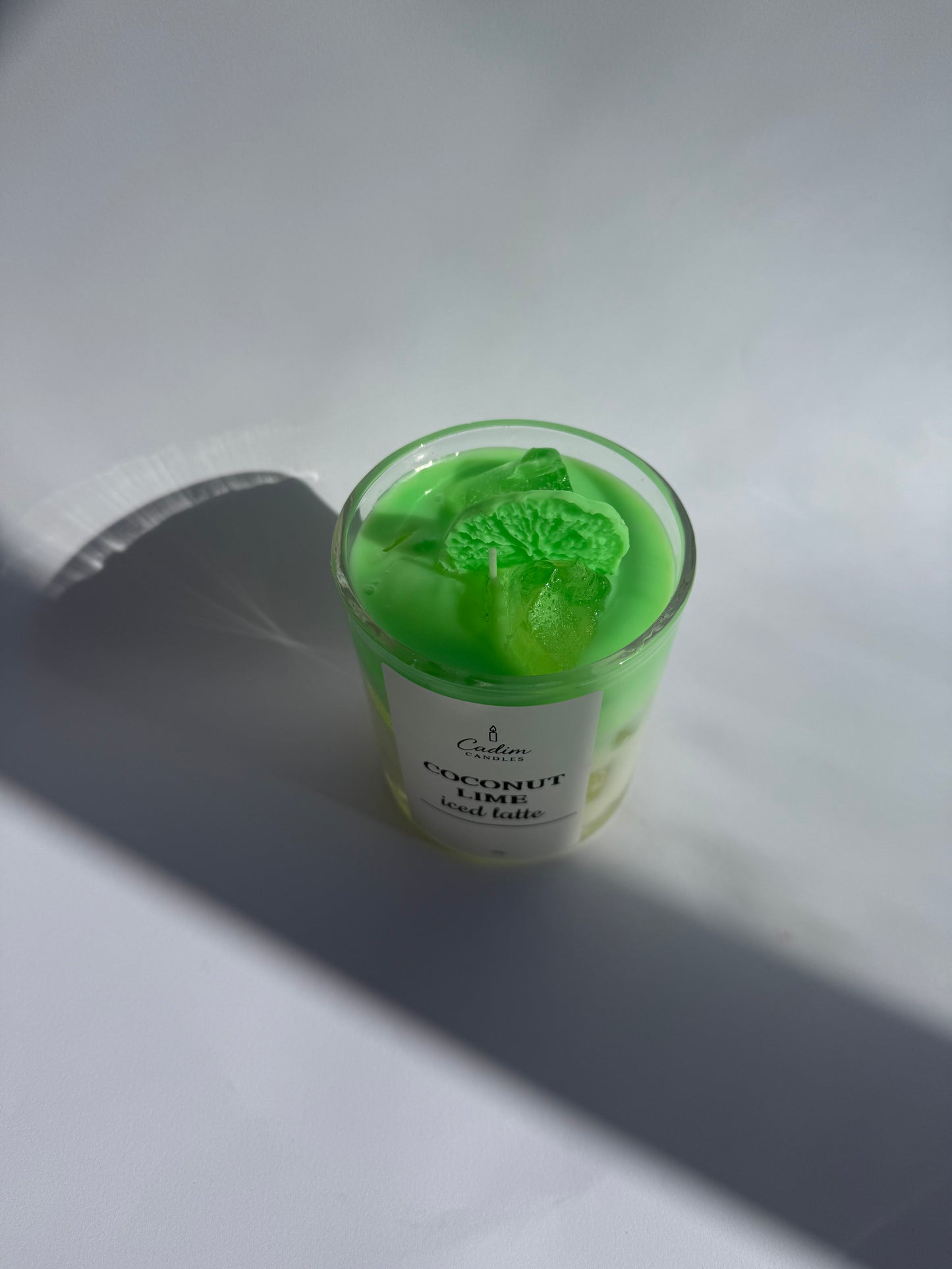 Vela Lemon Coconut iced latte