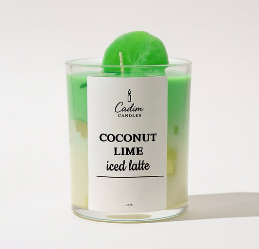 Vela Lemon Coconut iced latte