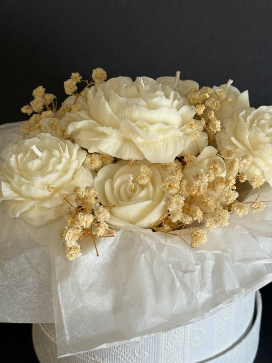 Vela Box Ramo de Flores