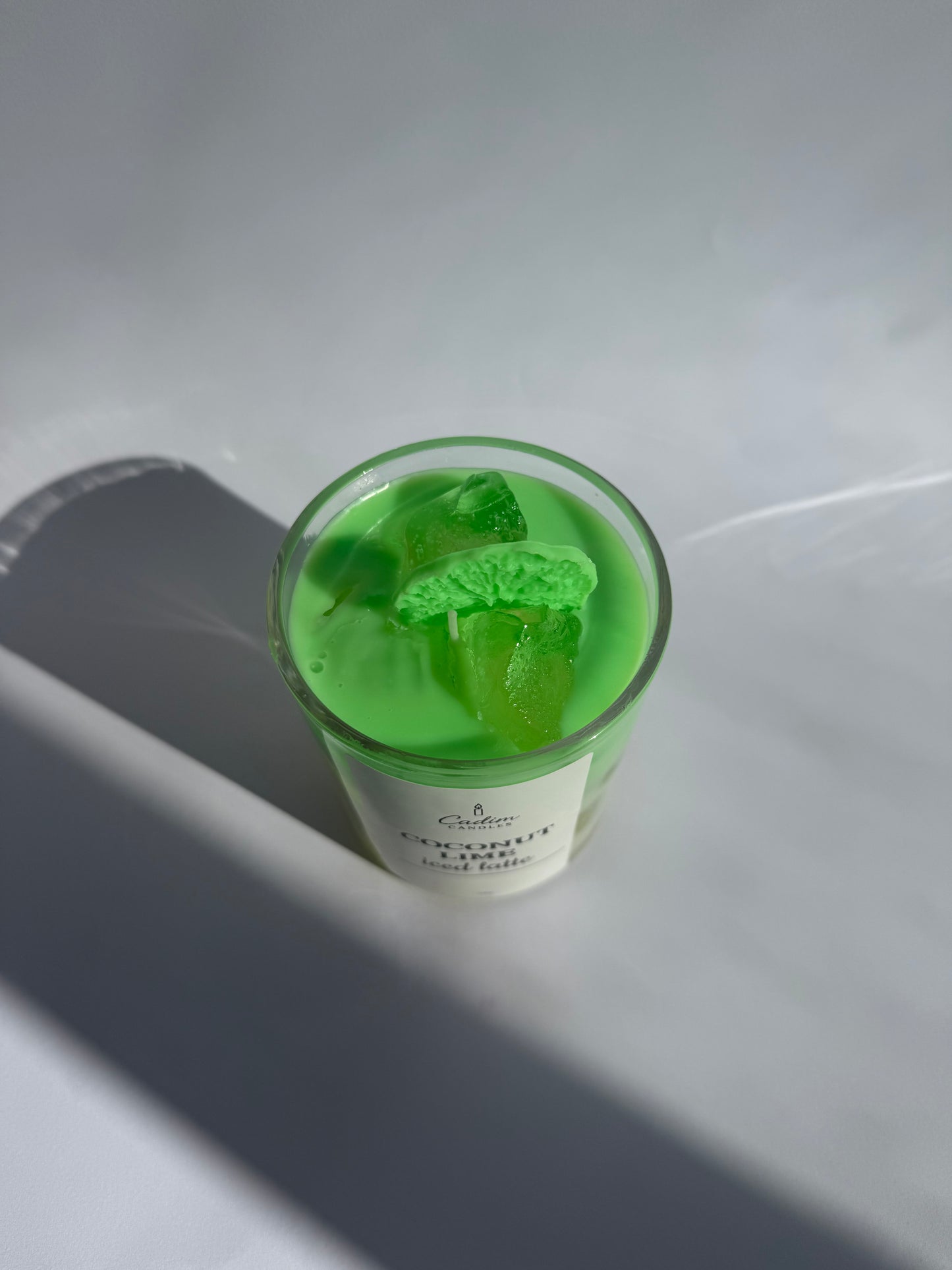 Vela Lemon Coconut iced latte