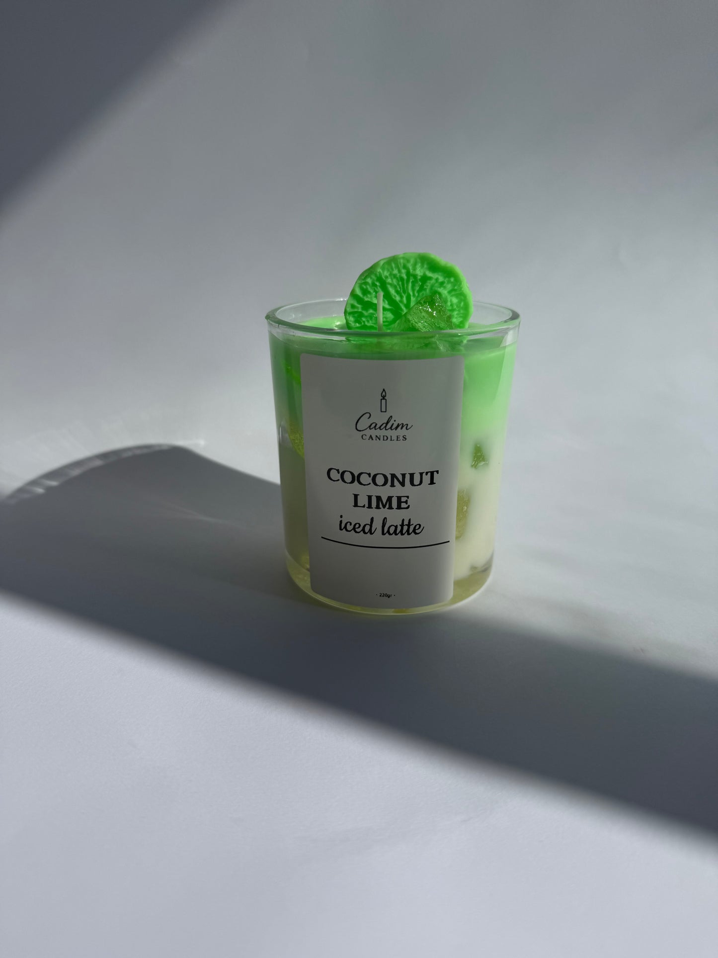 Vela Lemon Coconut iced latte